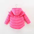 Venta caliente coreano baby girls coat / chaqueta de algodón acolchado / lindo bebé alas abrigo para el invierno